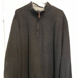 Lands End 3XL 1/4 zip sweater